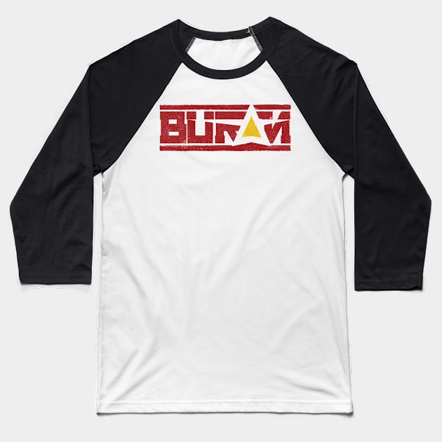 Redout - Buran Logo Baseball T-Shirt by 34bigthings